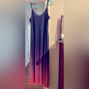 Ombre casual maxi length dress | Sz 20-22